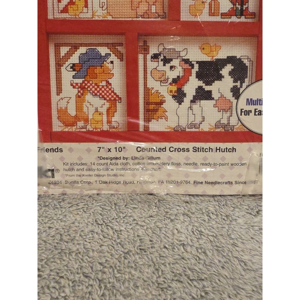 Barnyard Gallery Ofnstitches Cross Stitch 7x10 Kit Farmhouse - Picture 2 of 4
